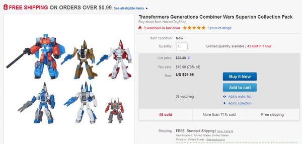 Combiner Wars Boxsets Go To Deep Discount   Get Them While They Last  (1 of 2)